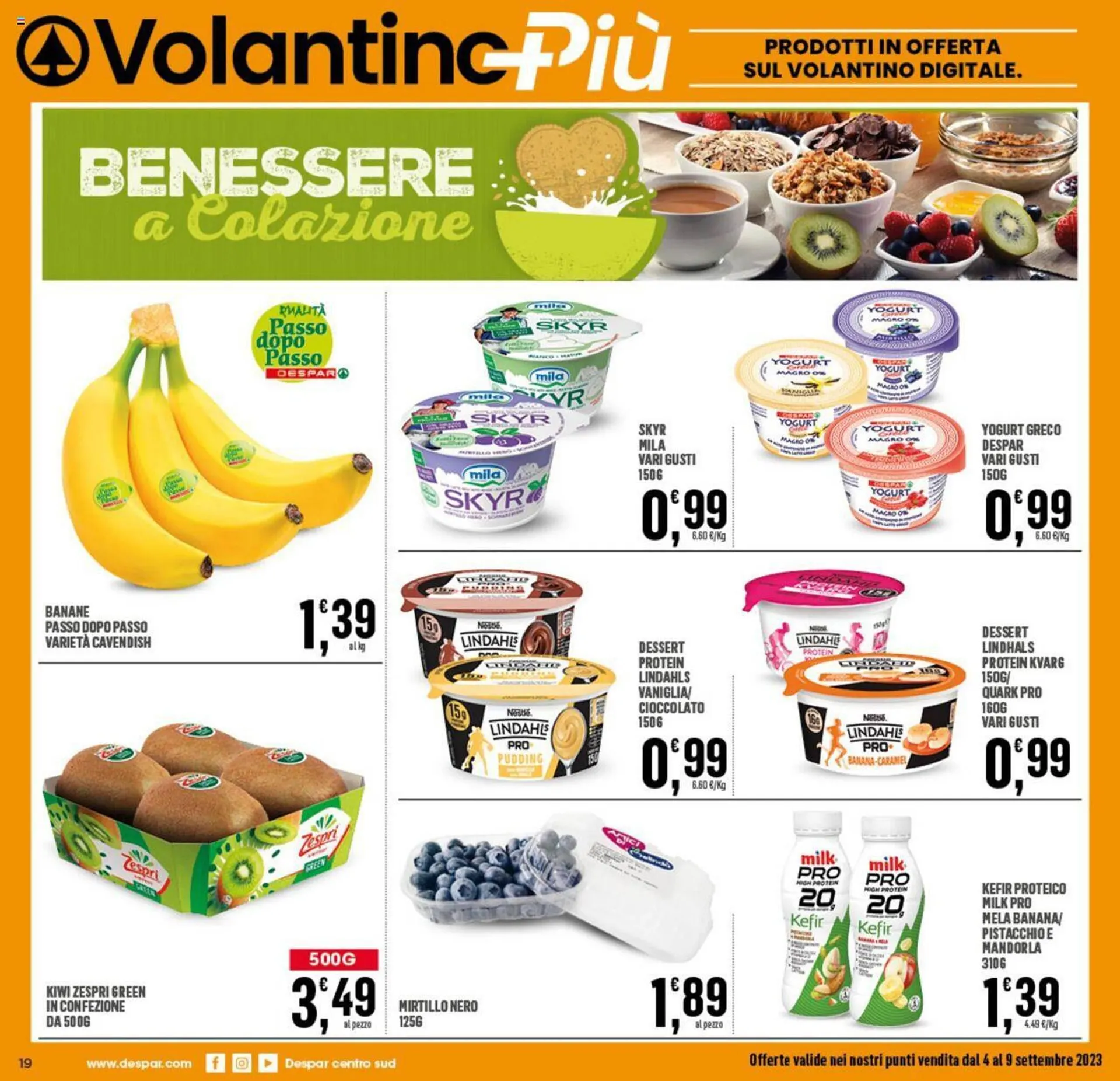 Volantino Eurospar da 4 settembre a 9 settembre di 2023 - Pagina del volantino 19