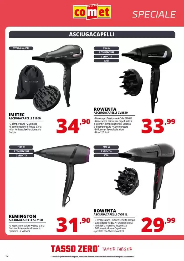 Speciale Piccoli Elettrodomestici! da 17 aprile a 7 maggio di 2025 - Pagina del volantino 12