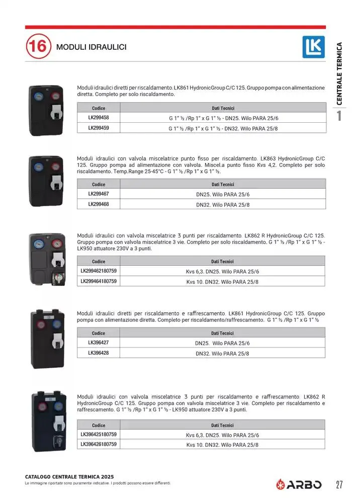 Catalogo Centrale termica 2025  da 8 aprile a 31 dicembre di 2025 - Pagina del volantino 27