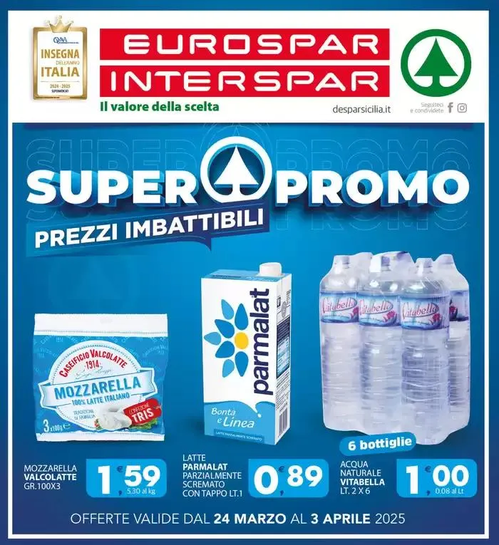 Super promo da 24 marzo a 3 aprile di 2025 - Pagina del volantino 1