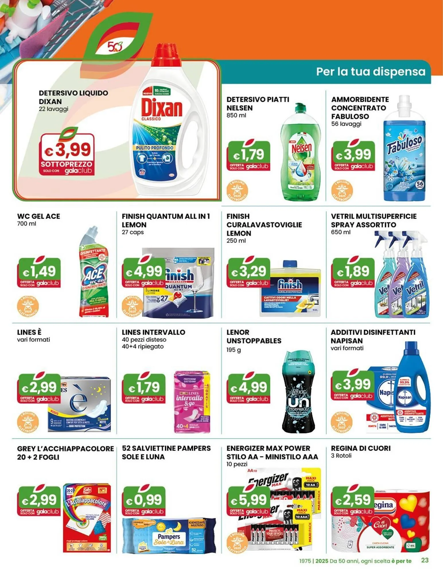 Volantino Gala Supermercati da 8 ottobre a 21 ottobre di 2025 - Pagina del volantino 23