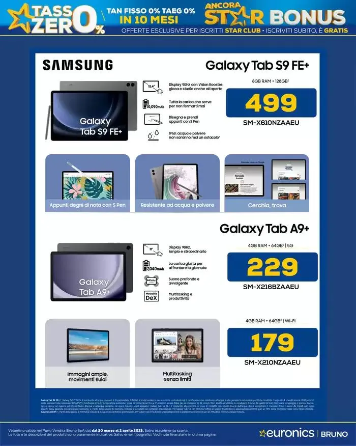 Star Bonus continua -100 euro da 20 marzo a 2 aprile di 2025 - Pagina del volantino 23