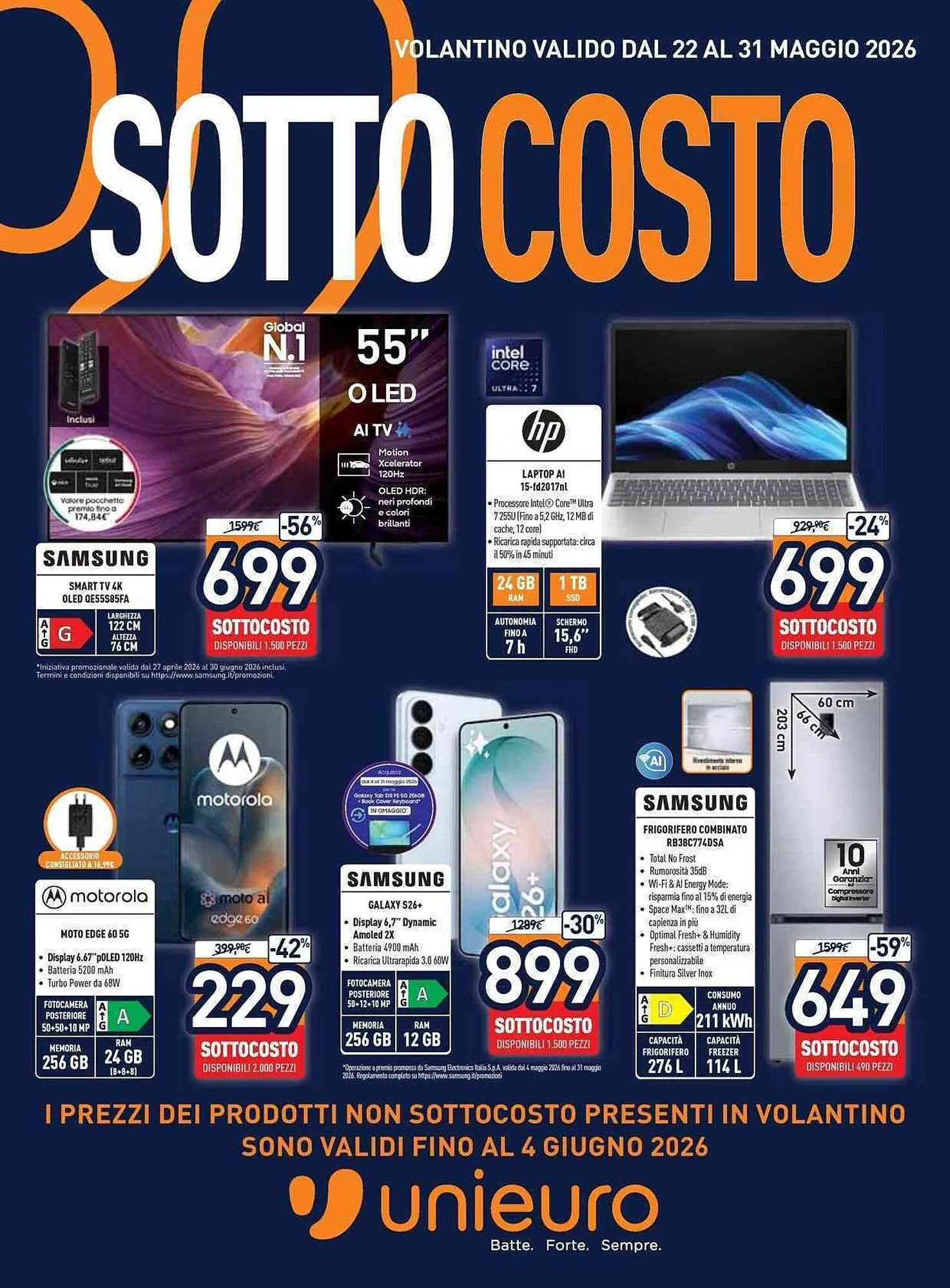 Volantino Unieuro da 22 maggio a 31 maggio di 2026 - Pagina del volantino 1