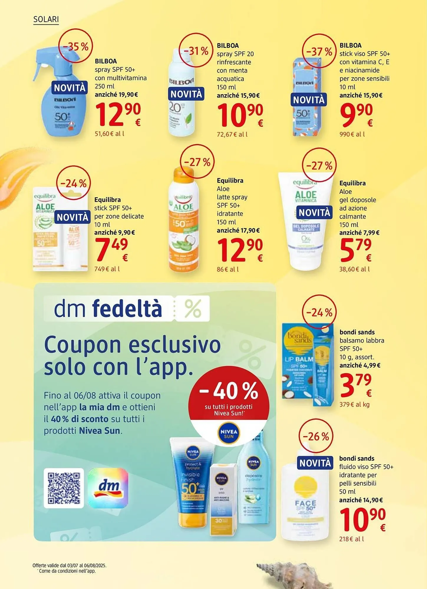 Volantino dm drogerie markt da 3 luglio a 6 agosto di 2025 - Pagina del volantino 4