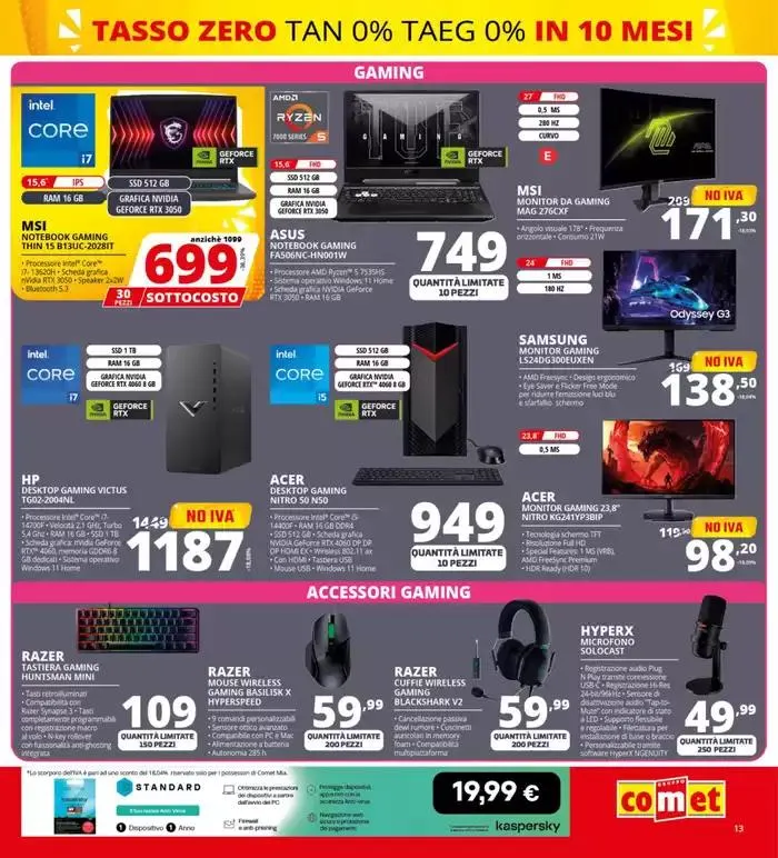 Sottocosto da Comet! da 8 maggio a 21 maggio di 2025 - Pagina del volantino 13