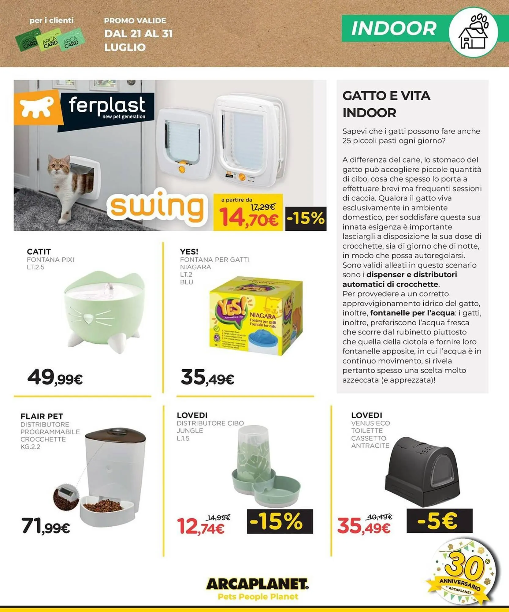 Volantino Arcaplanet da 21 luglio a 27 luglio di 2025 - Pagina del volantino 29