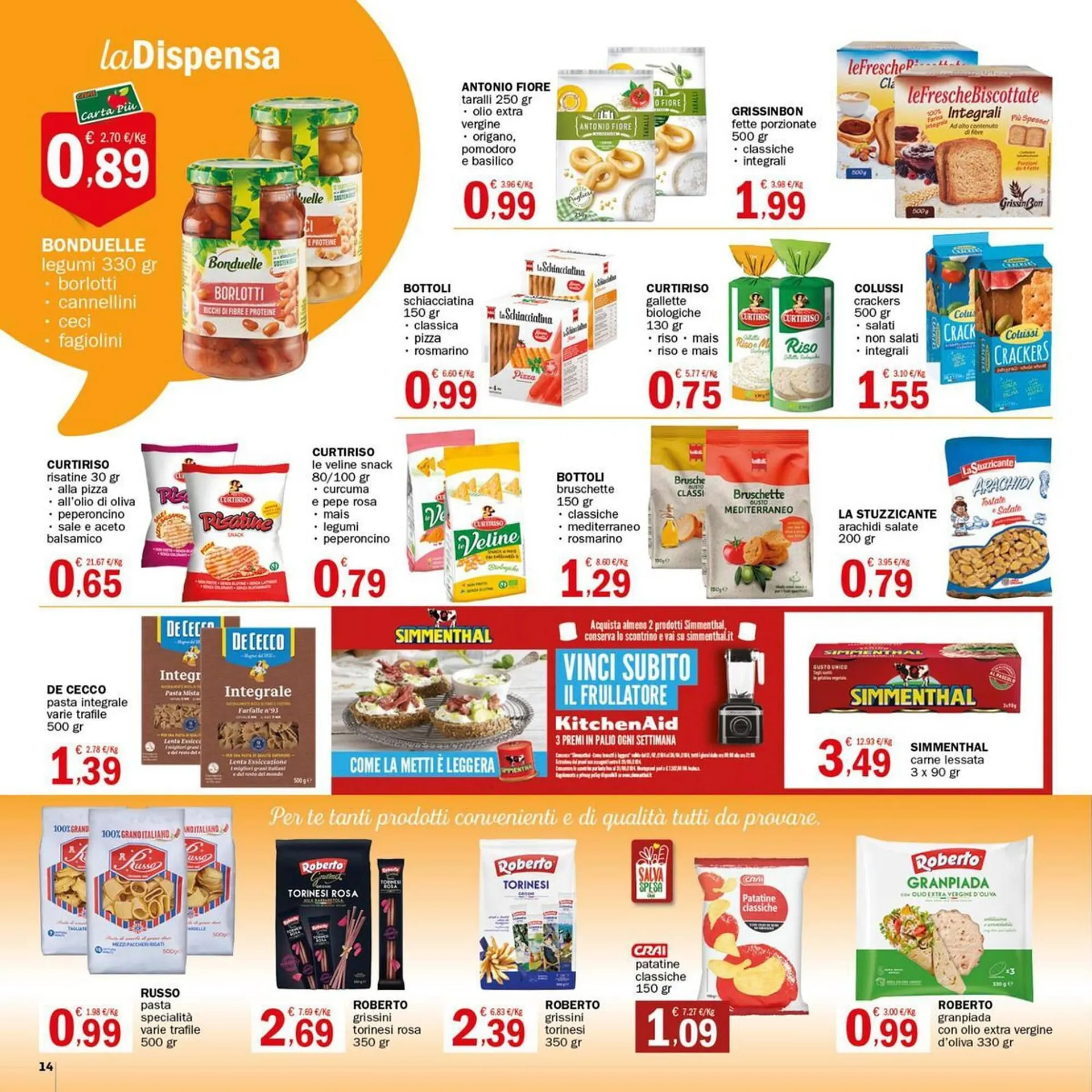 Volantino Crai da 3 aprile a 17 aprile di 2024 - Pagina del volantino 14