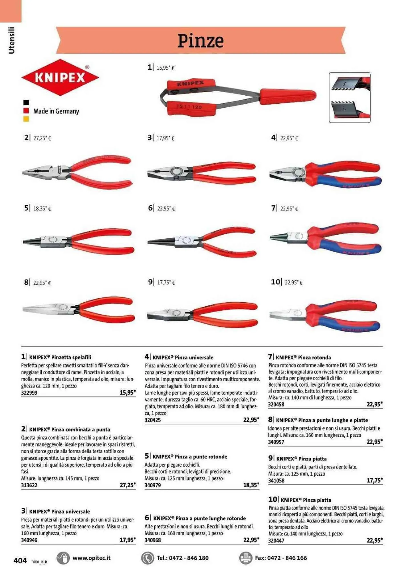 Volantino Opitec da 6 gennaio a 31 agosto di 2024 - Pagina del volantino 404