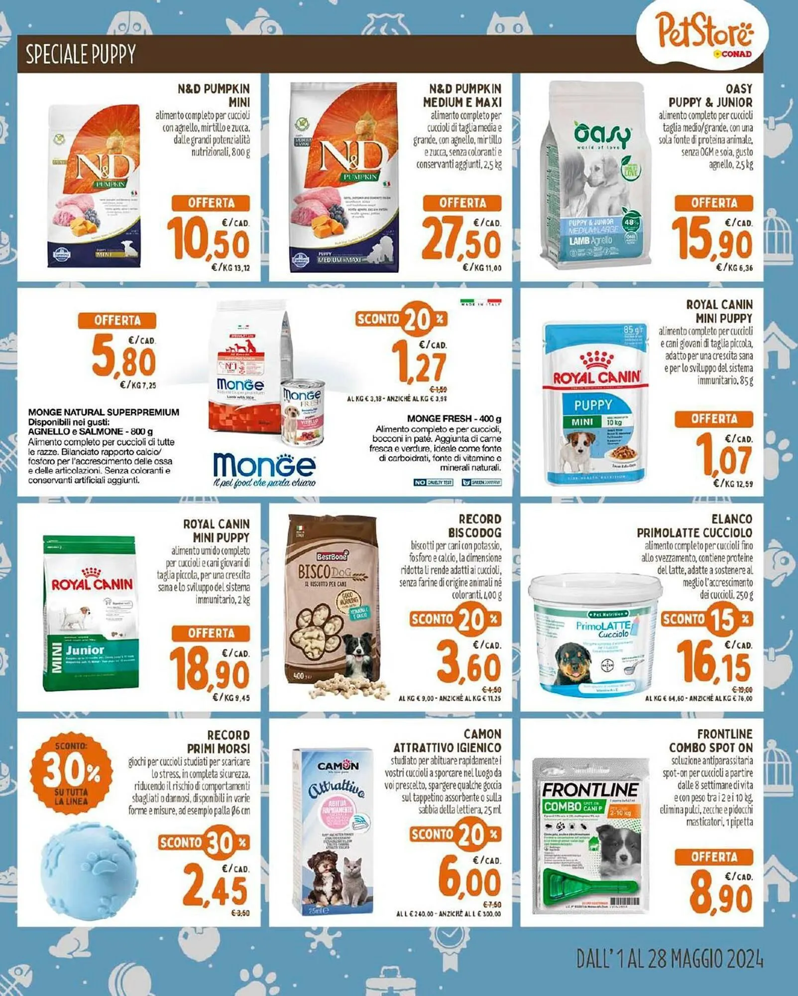 Volantino Pet Store Conad da 1 maggio a 28 maggio di 2024 - Pagina del volantino 3
