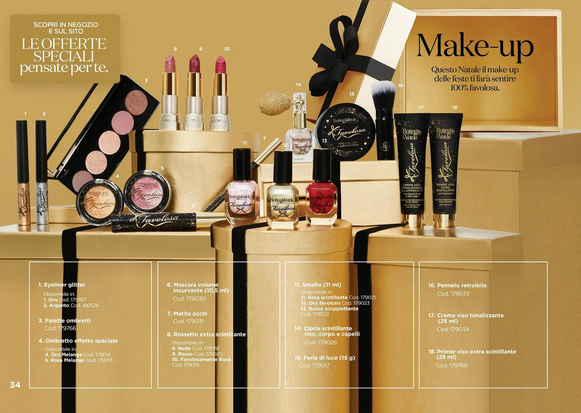 Volantino Bottega Verde da 2 novembre a 27 novembre di 2023 - Pagina del volantino 34