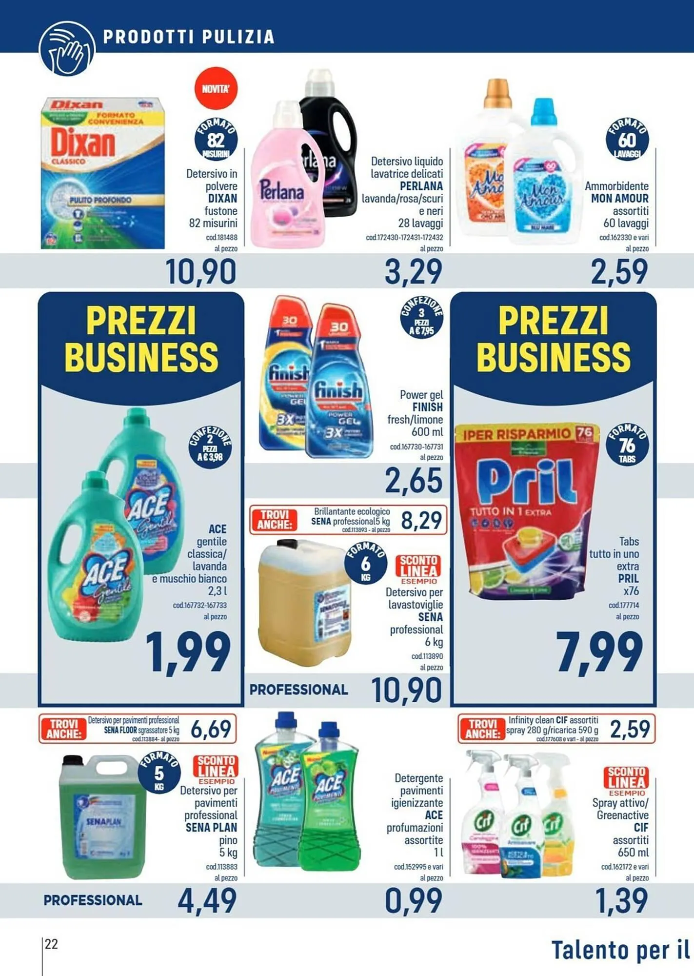 Volantino Talento Professional Store da 11 maggio a 24 maggio di 2026 - Pagina del volantino 22