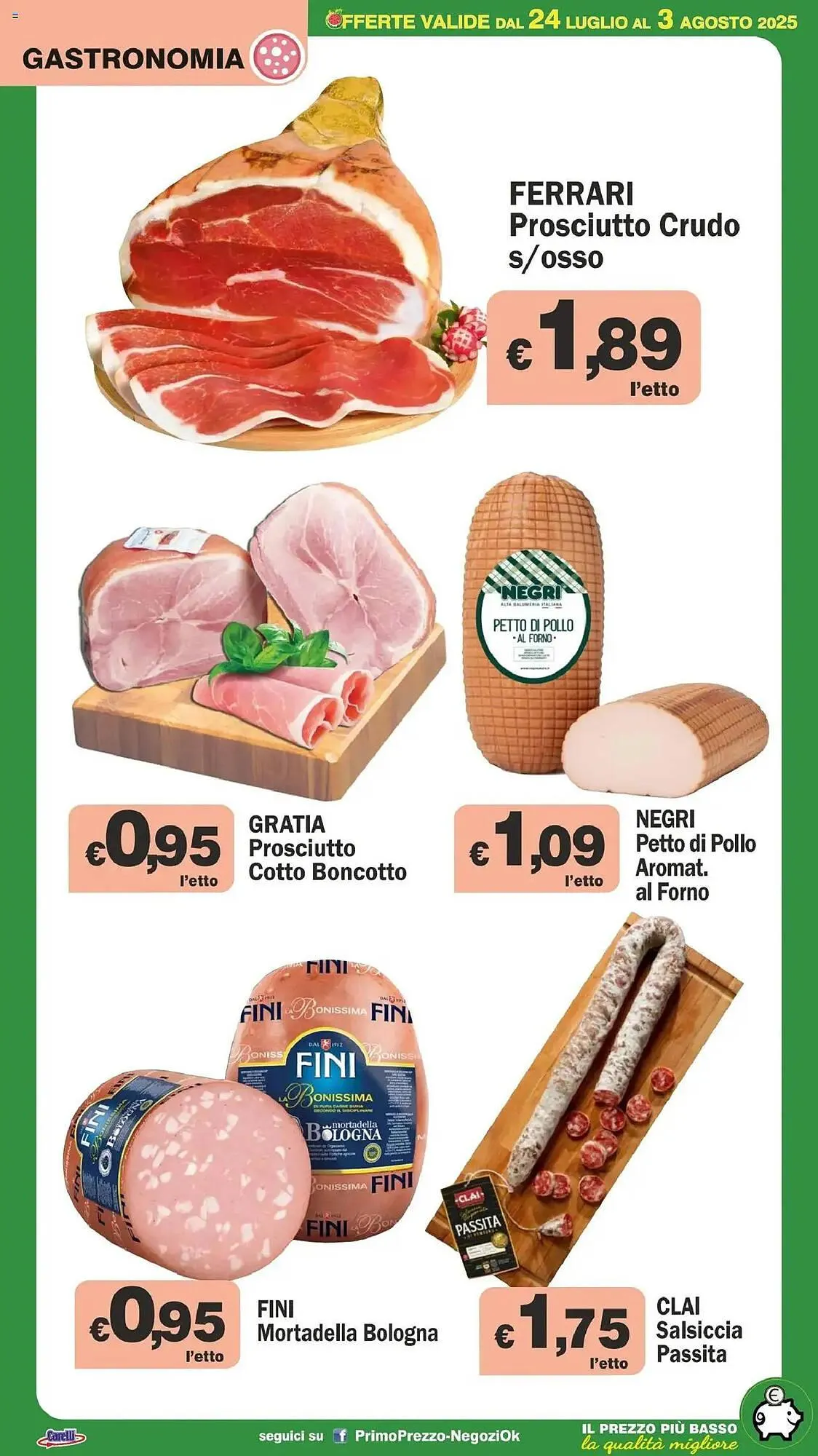 Volantino Primo Prezzo da 24 luglio a 3 agosto di 2025 - Pagina del volantino 36