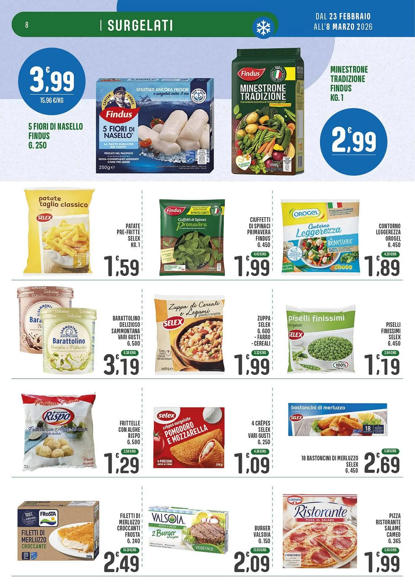 Volantino La Mimosa Supermercati da 23 febbraio a 8 marzo di 2026 - Pagina del volantino 8