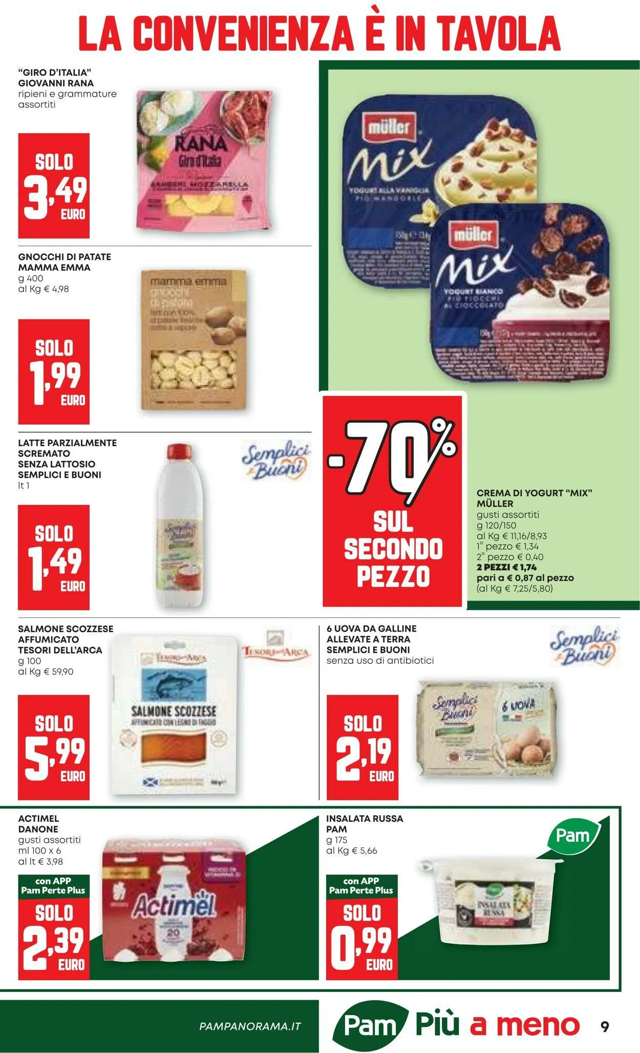 Pam Panorama Volantino attuale da 9 ottobre a 23 ottobre di 2025 - Pagina del volantino 9