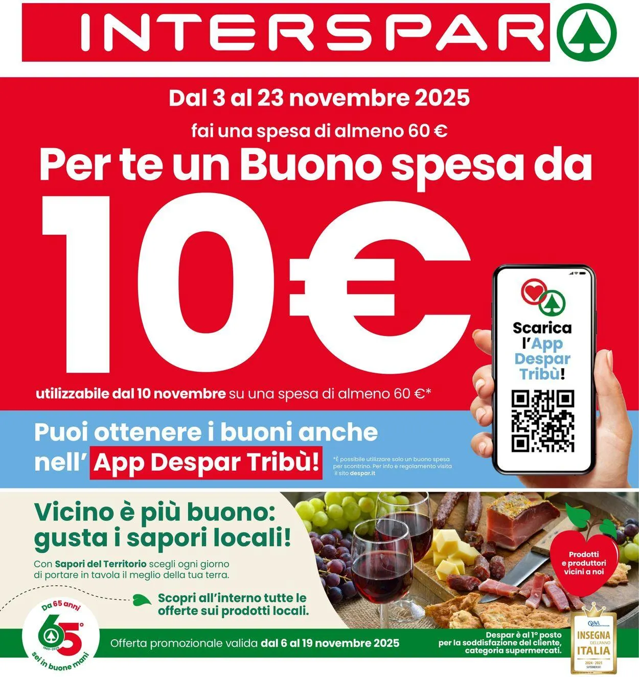 Interspar Volantino attuale da 6 novembre a 19 novembre di 2025 - Pagina del volantino 1