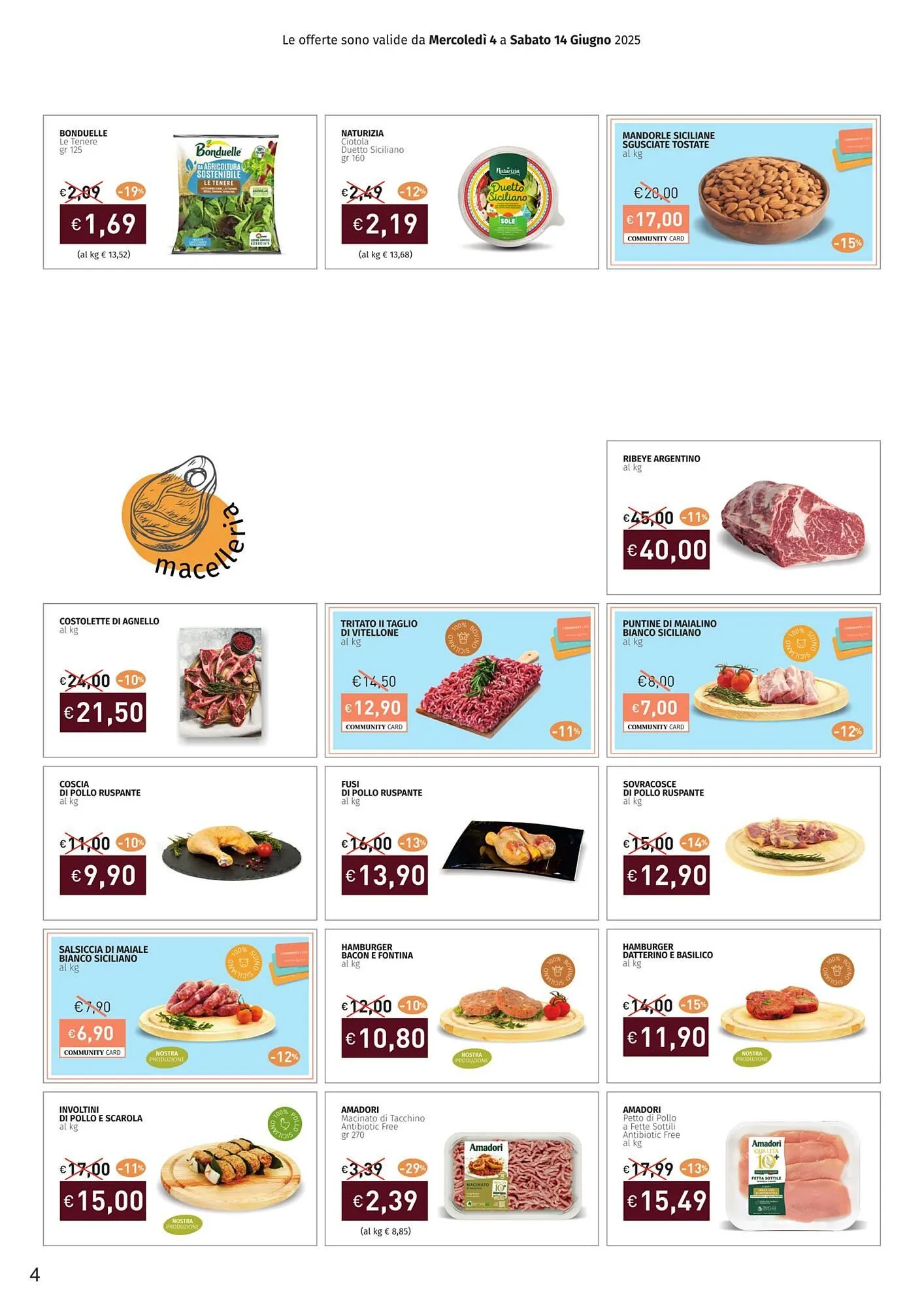 Volantino Prezzemolo e Vitale da 4 giugno a 14 giugno di 2025 - Pagina del volantino 4