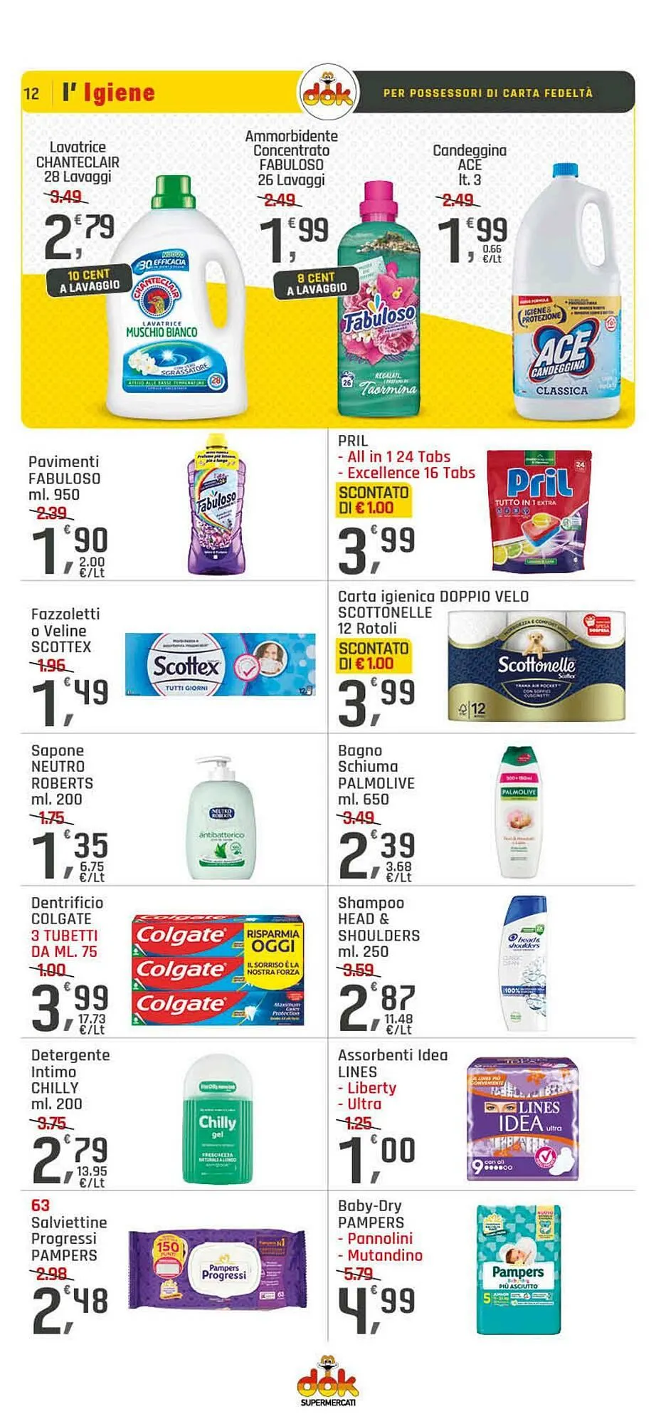 Volantino Supermercati Dok da 13 febbraio a 22 febbraio di 2025 - Pagina del volantino 12