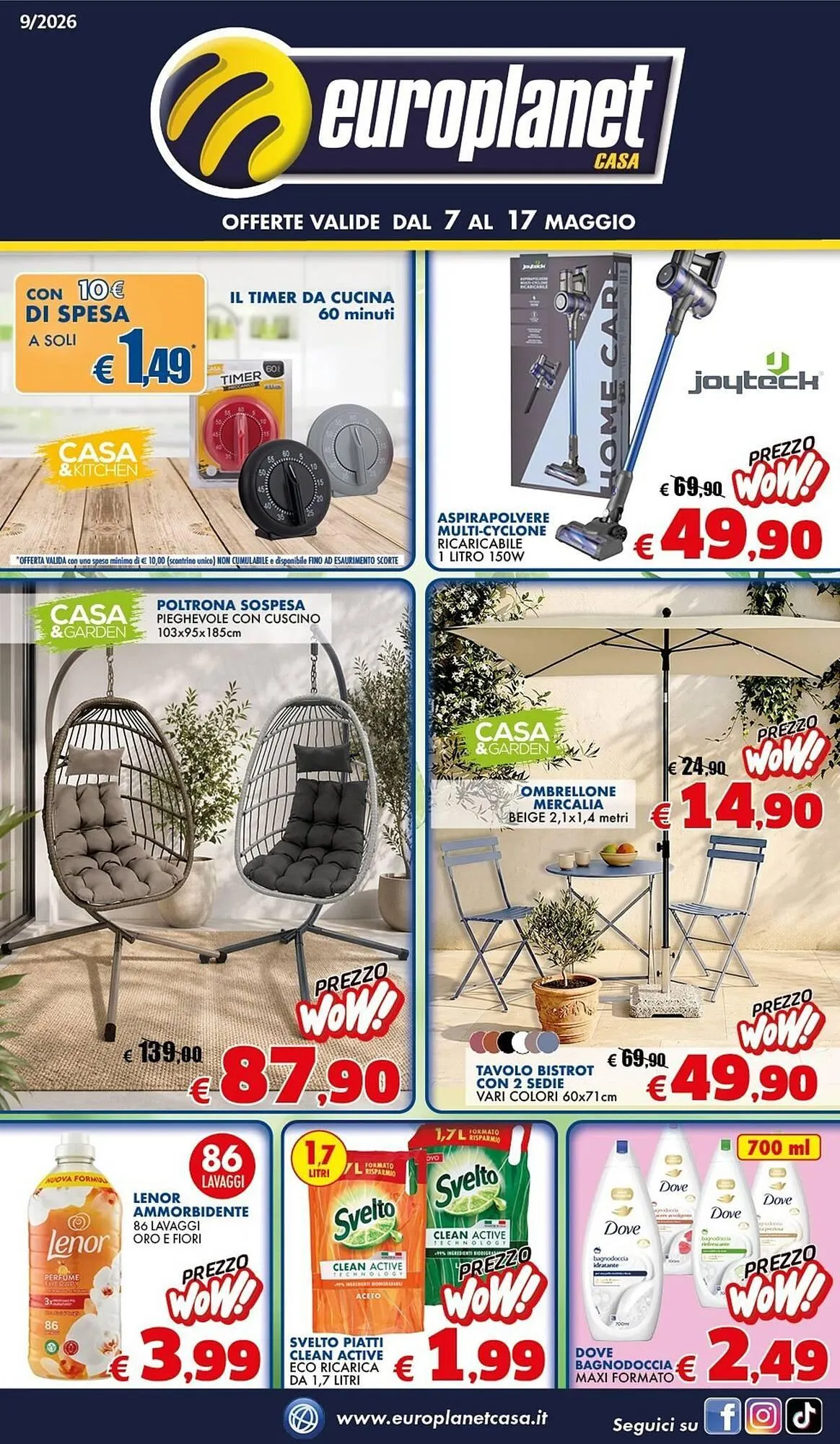 Volantino Europlanet Casa da 7 maggio a 17 maggio di 2026 - Pagina del volantino 1