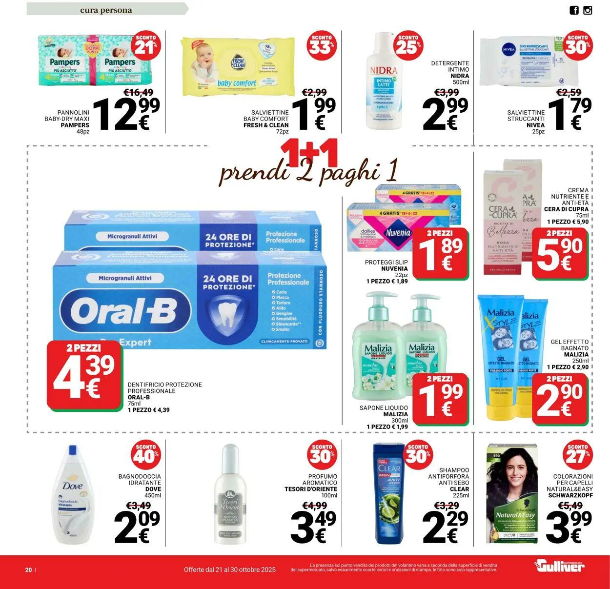 Gulliver Volantino attuale da 21 ottobre a 30 ottobre di 2025 - Pagina del volantino 20