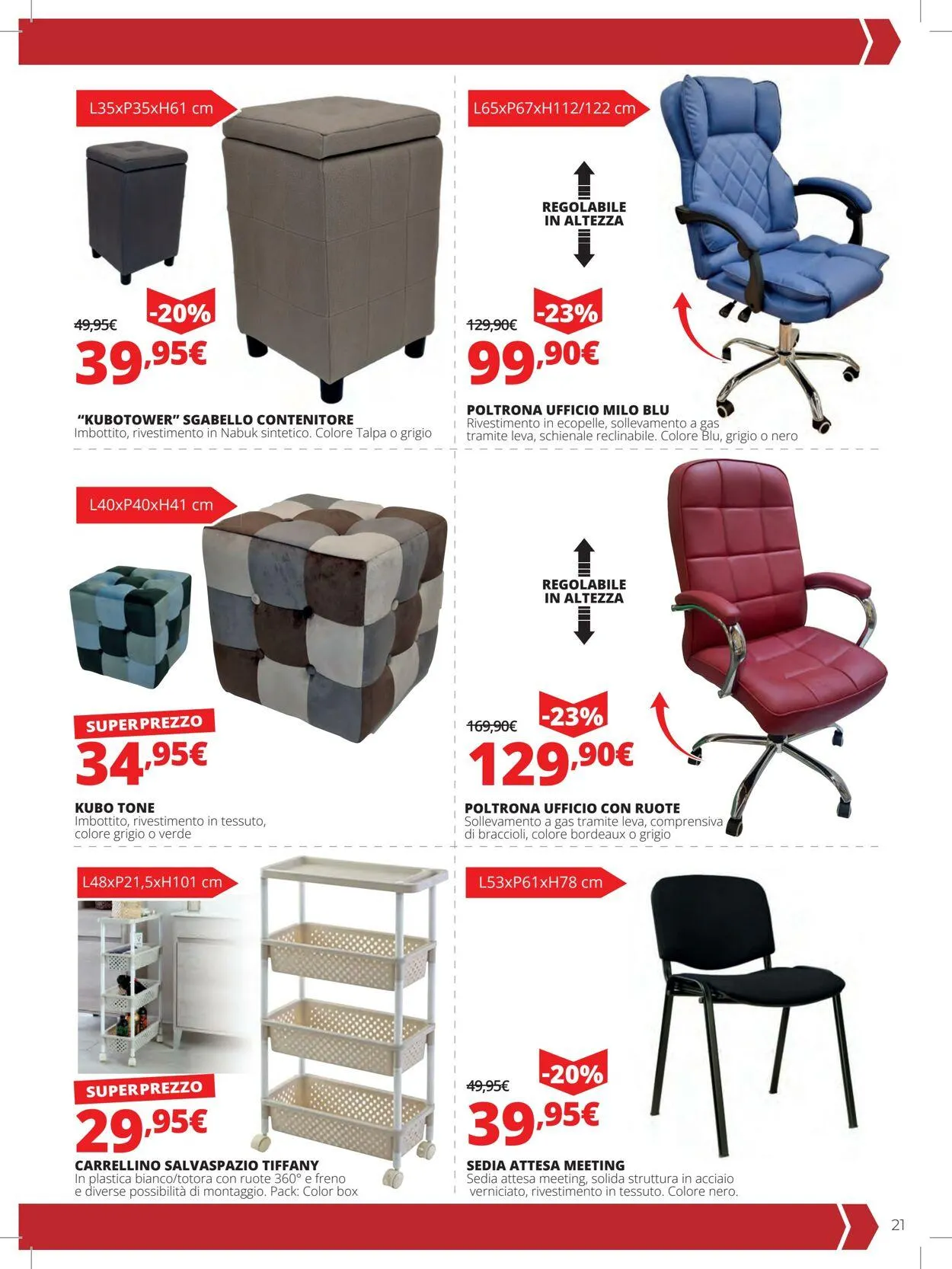 La Prealpina Volantino attuale da 16 dicembre a 30 dicembre di 2023 - Pagina del volantino 21