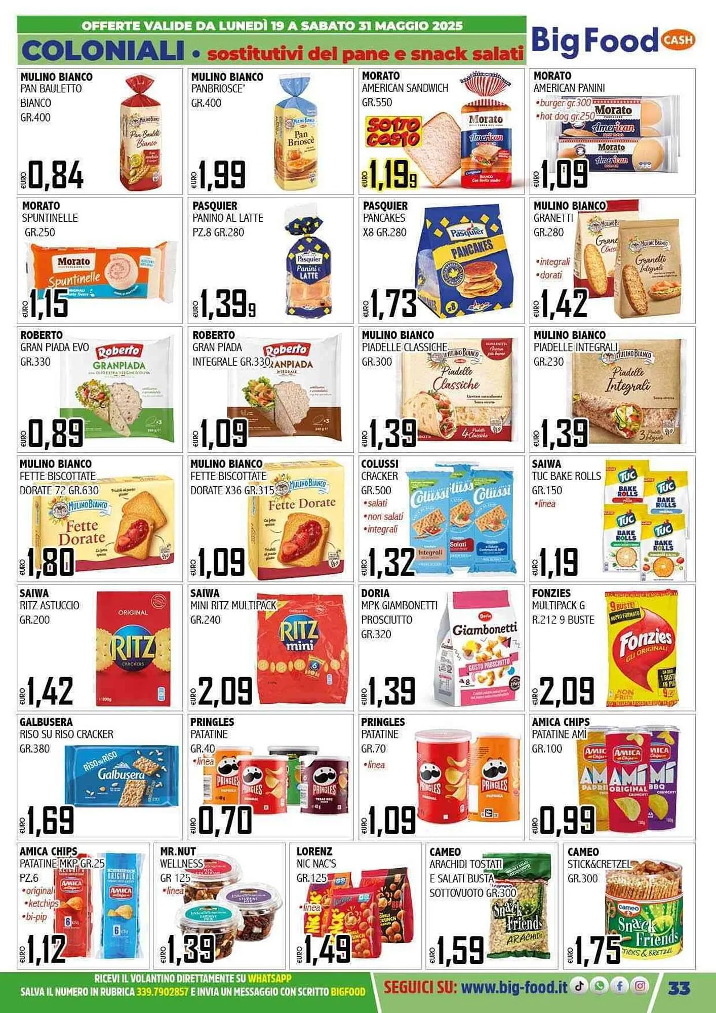 Volantino Big Food da 19 maggio a 31 maggio di 2025 - Pagina del volantino 33