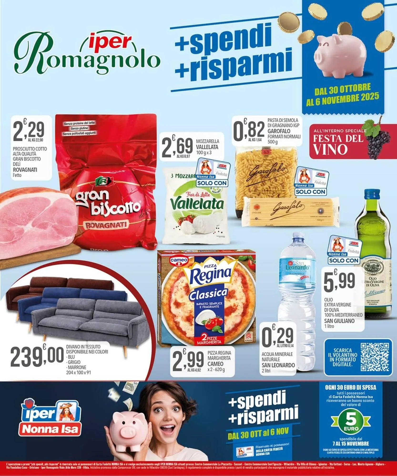 Volantino Iper Romagnolo da 30 ottobre a 6 novembre di 2025 - Pagina del volantino 1