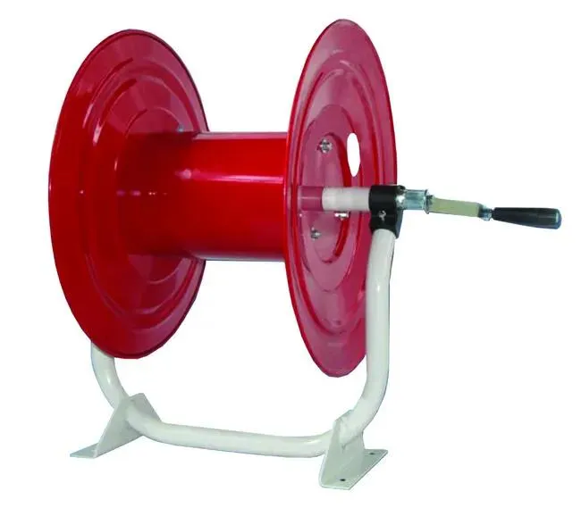 Avvolgitubo alta pressione con staffe mt.150 - capacità mt.150 di tubo ø mm.8/13