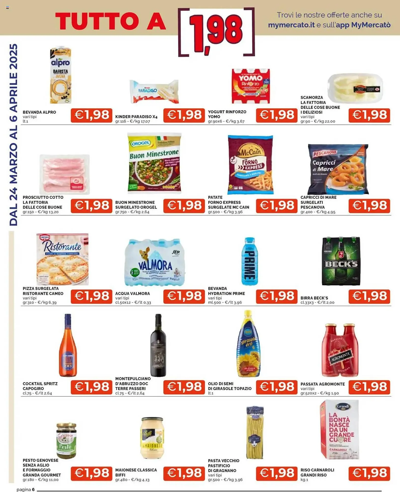 Volantino Mercatò da 24 marzo a 6 aprile di 2025 - Pagina del volantino 6