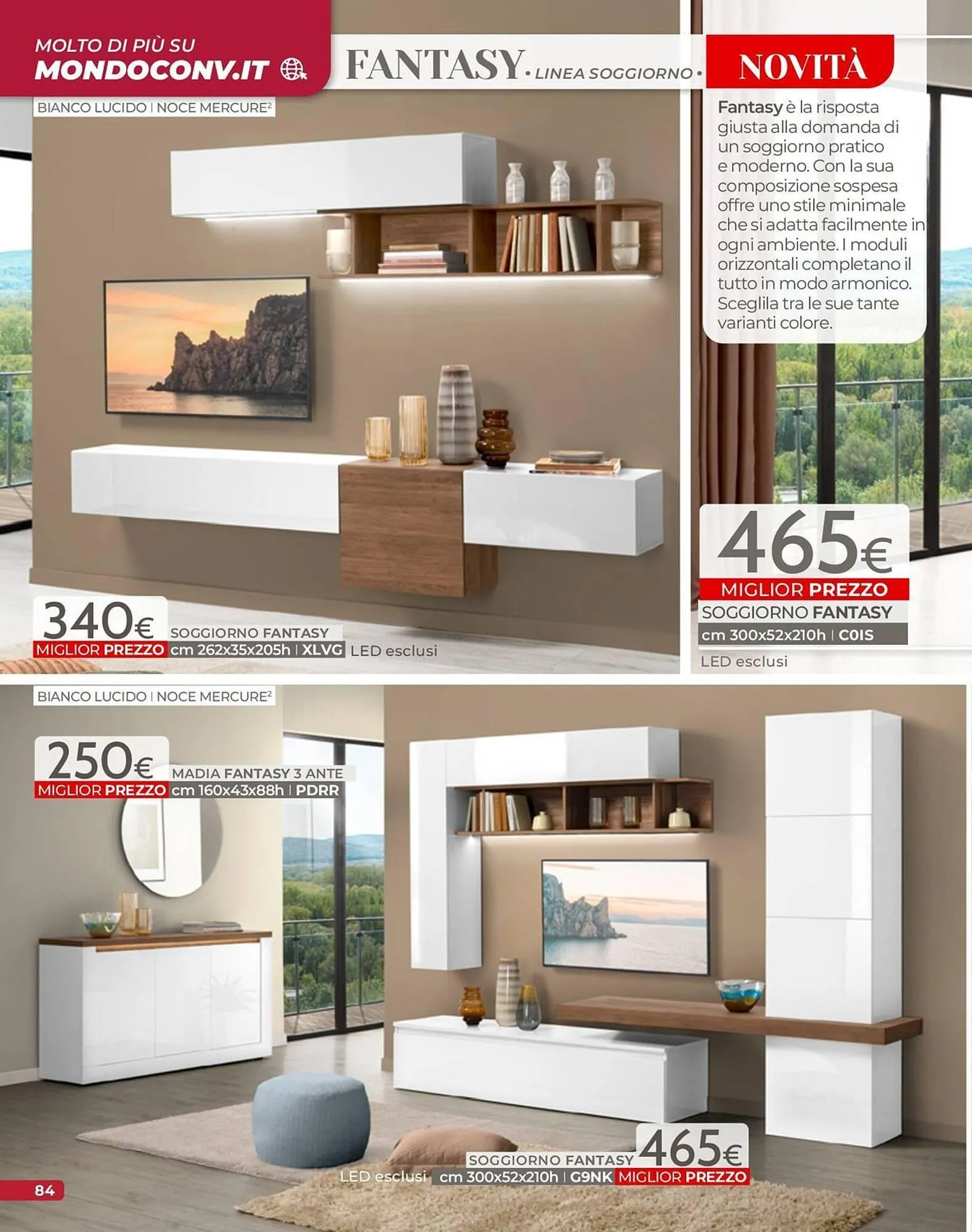 volantino Mondo Convenienza da 1 settembre a 31 dicembre di 2025 - Pagina del volantino 86