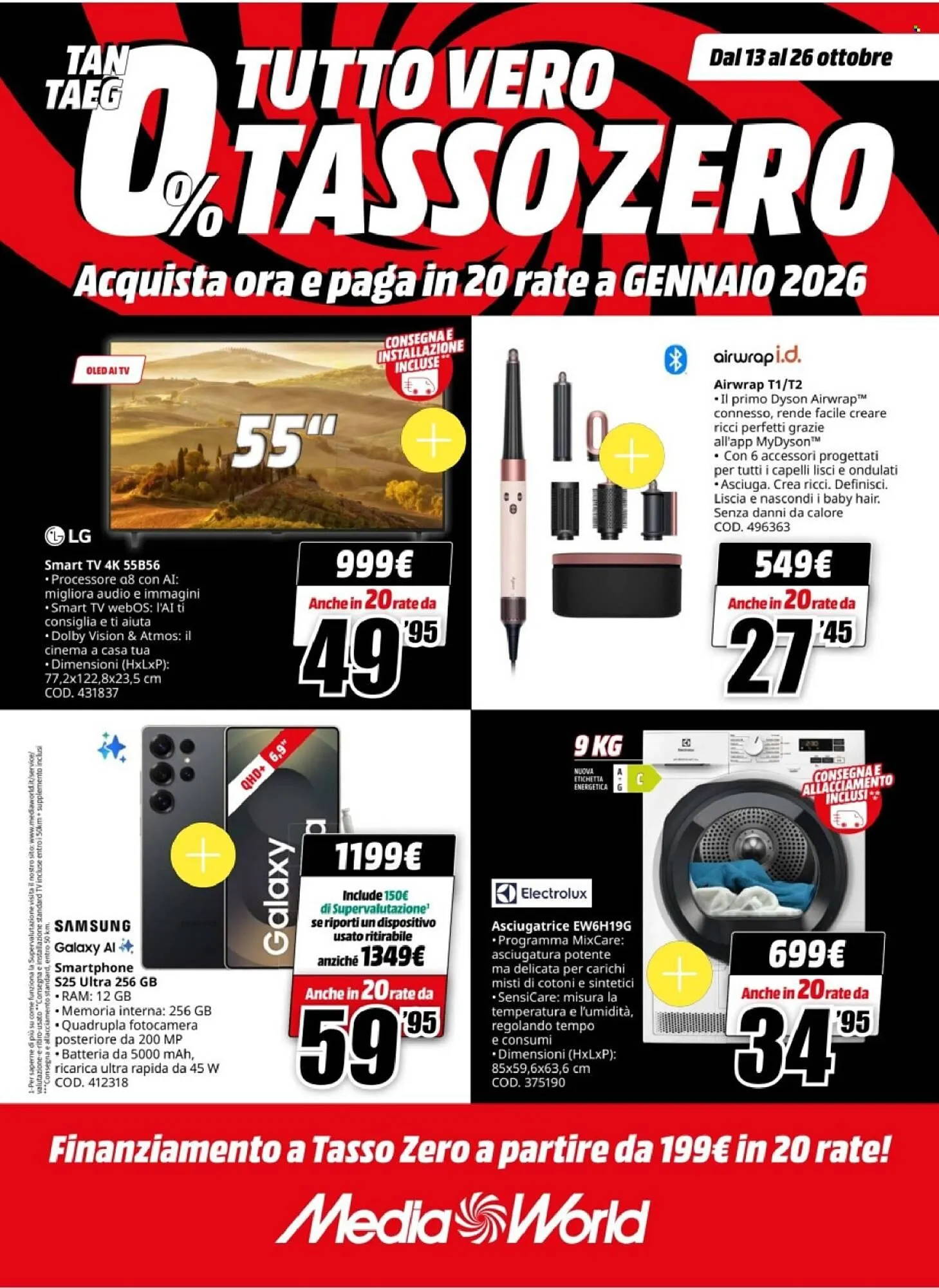 Volantino MediaWorld da 13 ottobre a 26 ottobre di 2025 - Pagina del volantino 1