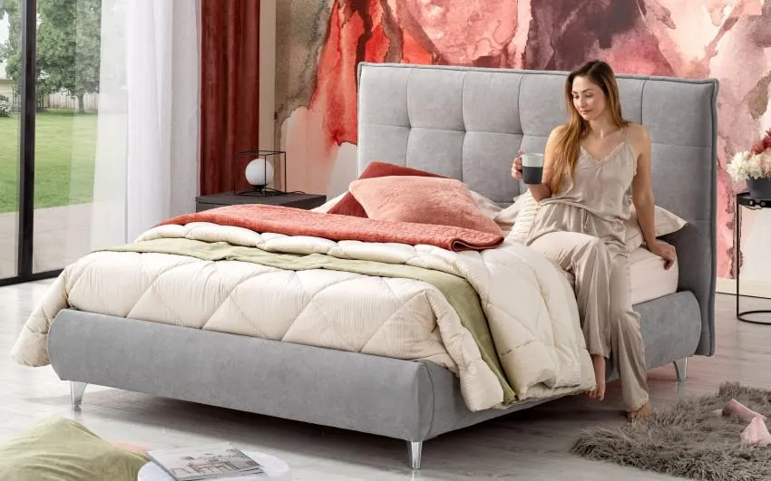 Letto matrimoniale con contenitore