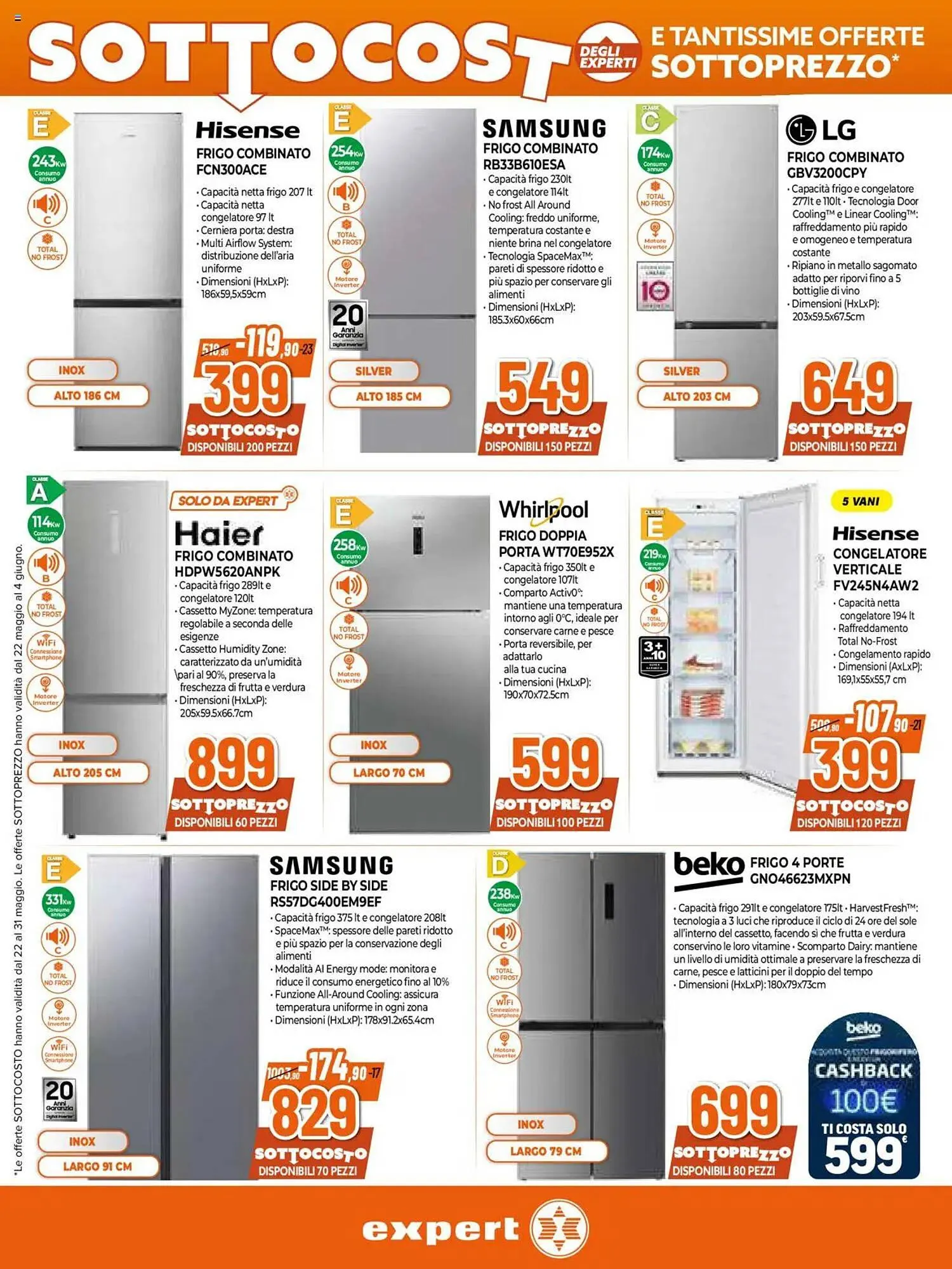 Volantino Expert da 22 maggio a 31 maggio di 2025 - Pagina del volantino 23