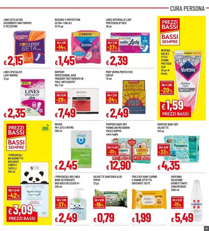 Sorridi prezzi ancora piu bassi da 23 gennaio a 5 febbraio di 2025 - Pagina del volantino 23