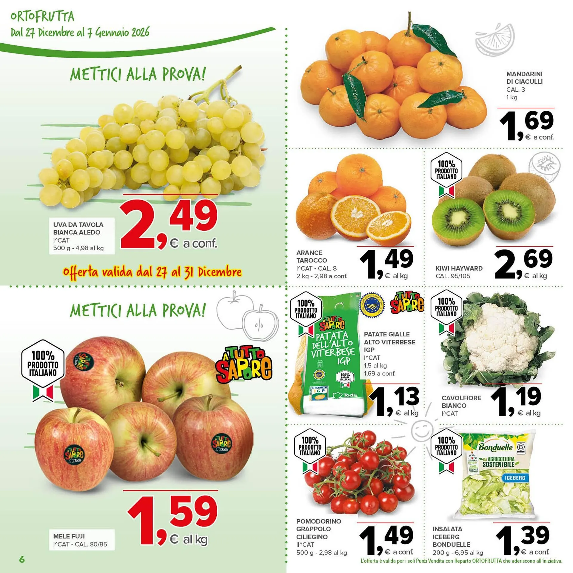 Volantino Todis da 27 dicembre a 7 gennaio di 2026 - Pagina del volantino 6
