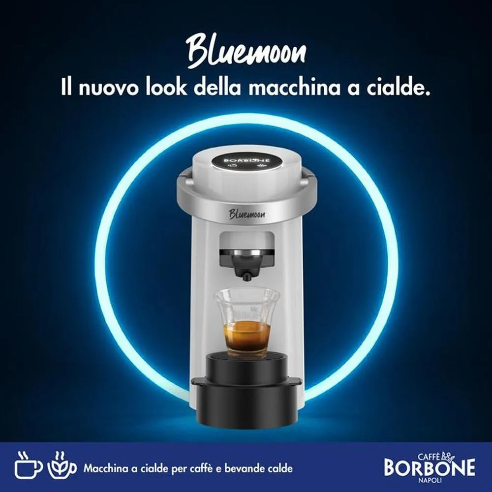 CAFFE BORBONE - Macchina da caffè BLUEMOONBIANCA-Bianco