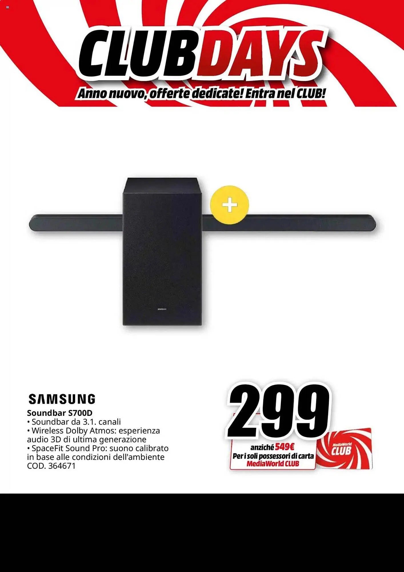 Volantino MediaWorld da 26 dicembre a 3 gennaio di 2025 - Pagina del volantino 36