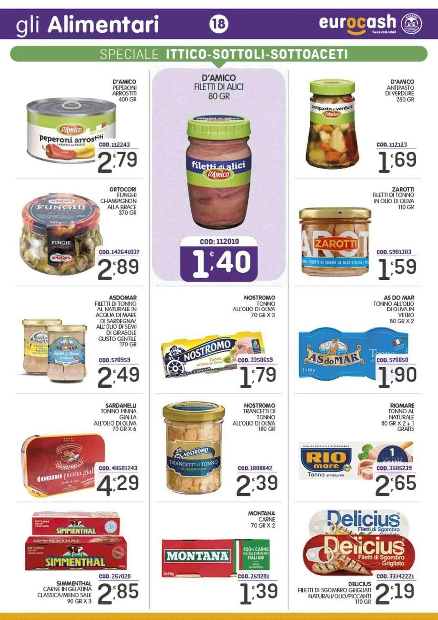 Volantino Eurocash da 27 ottobre a 9 novembre di 2025 - Pagina del volantino 18