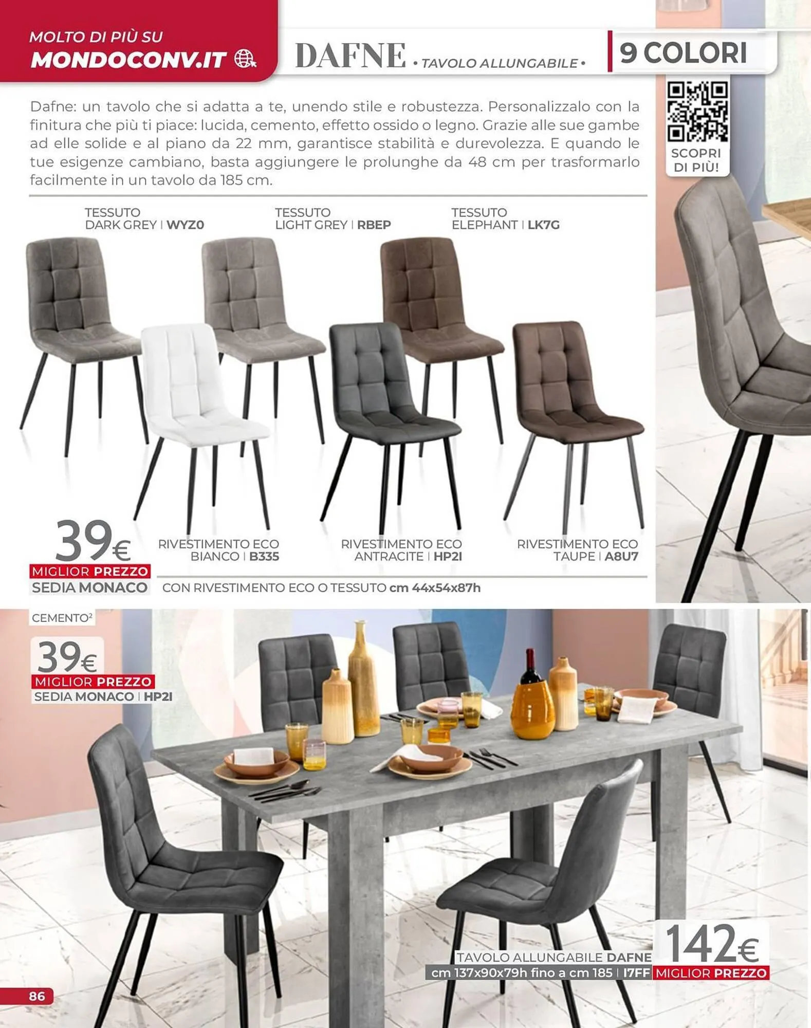 volantino Mondo Convenienza da 1 settembre a 31 dicembre di 2025 - Pagina del volantino 88