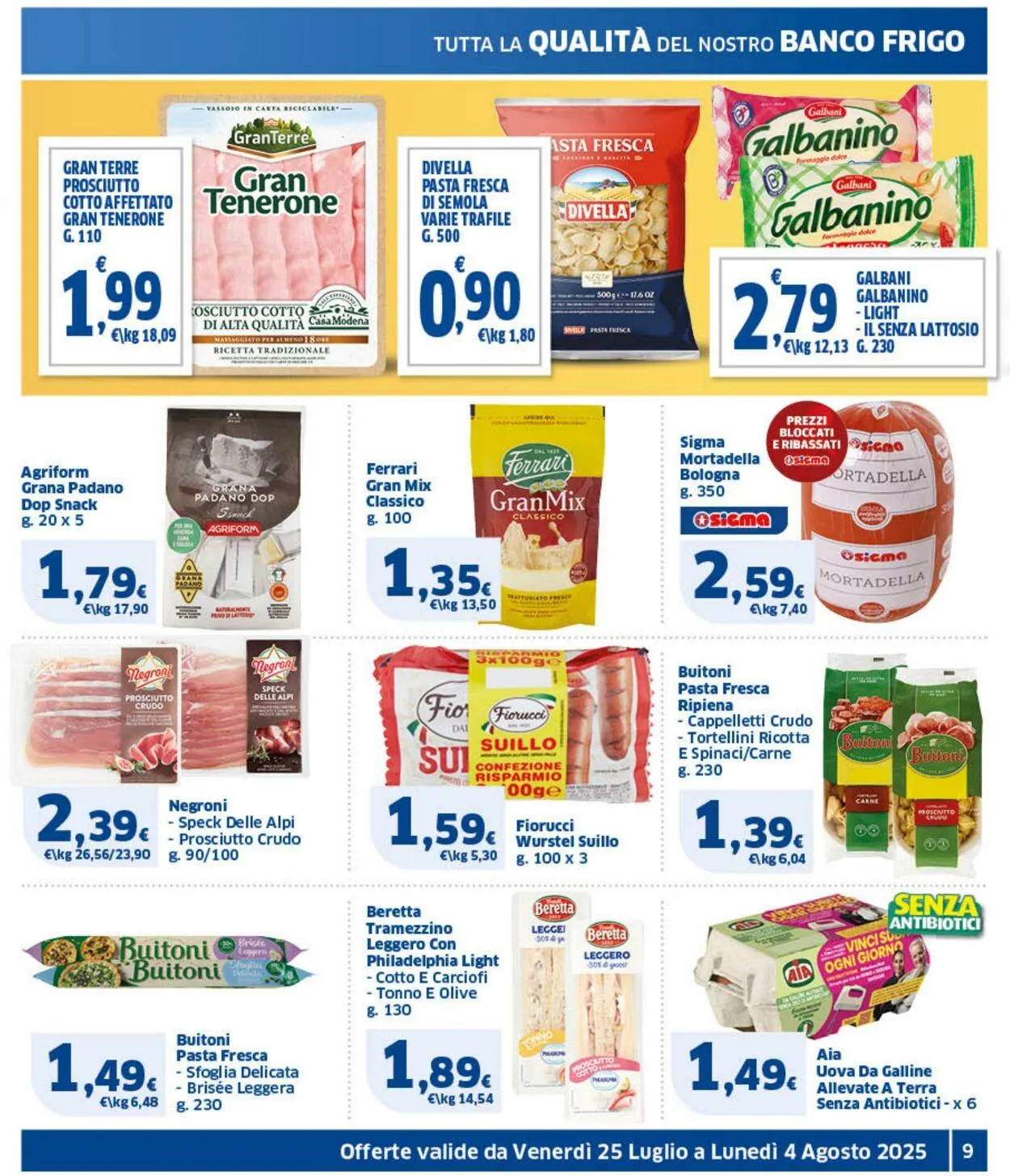 Sigma - Roma Volantino attuale da 25 luglio a 4 agosto di 2025 - Pagina del volantino 9