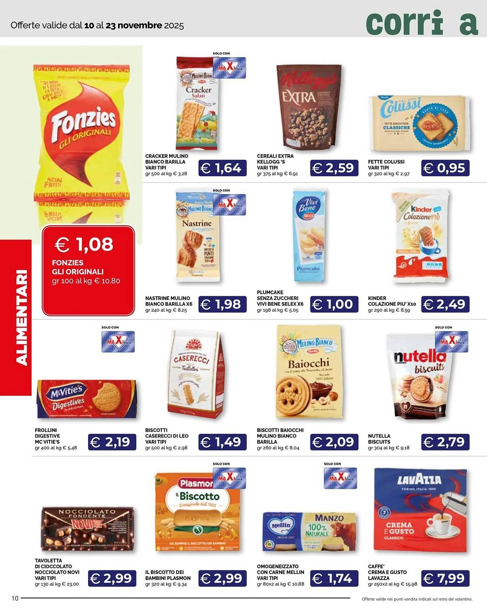 Volantino Maxisconto da 10 novembre a 23 novembre di 2025 - Pagina del volantino 10