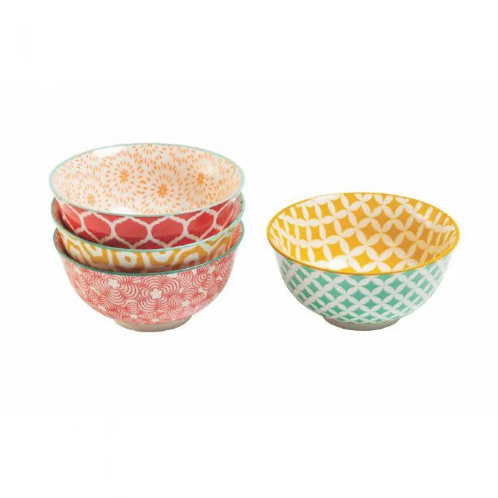 Ciotola in porcellana doppio decoro, Confusion