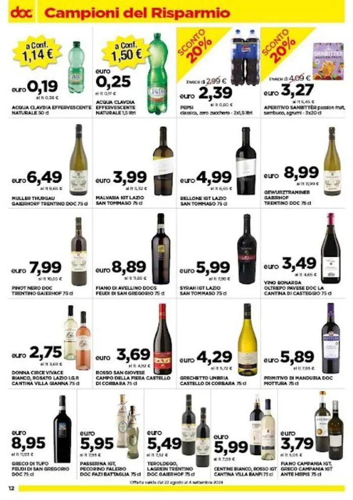 Dal 22 agosto al 4 settembre 2024 da 22 agosto a 4 settembre di 2024 - Pagina del volantino 12