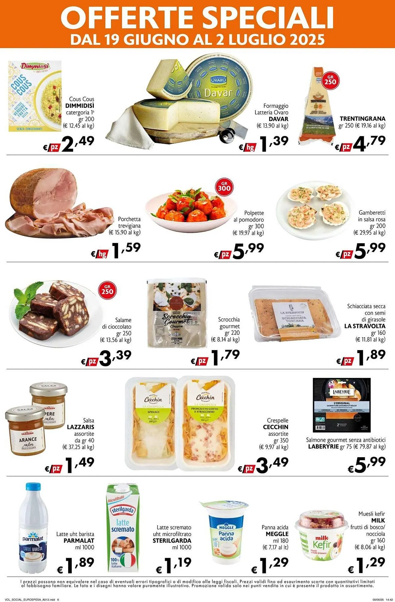 Volantino Eurospesa da 19 giugno a 2 luglio di 2025 - Pagina del volantino 6