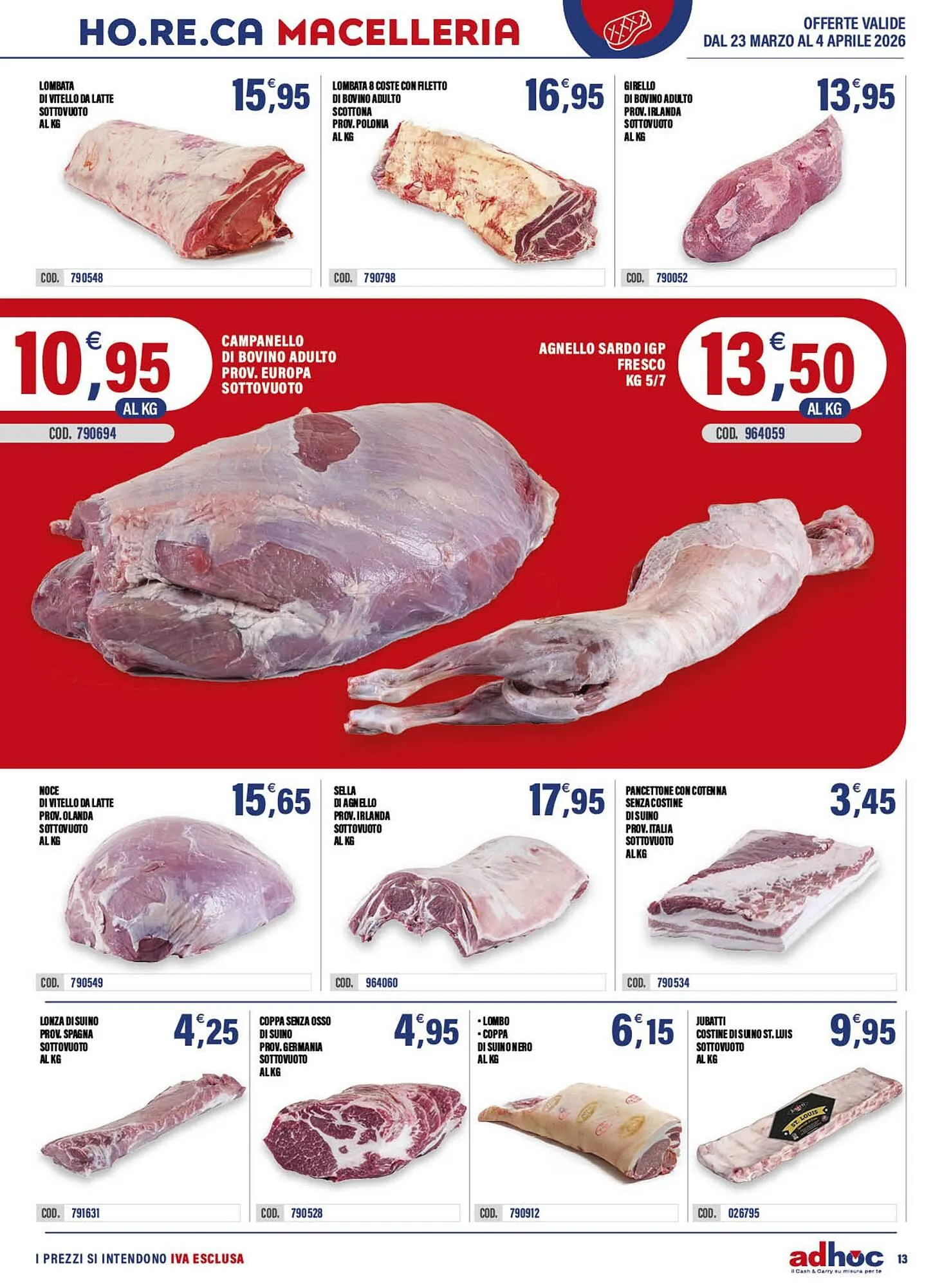 Volantino Adhoc da 23 marzo a 4 aprile di 2026 - Pagina del volantino 13