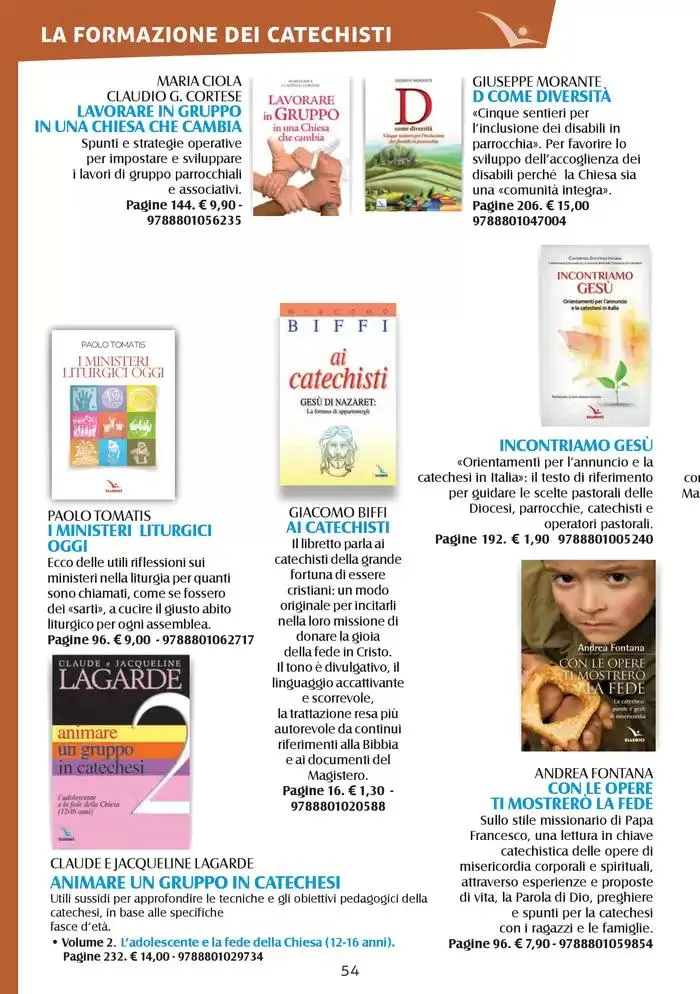  Catechismi & susssidi da 13 gennaio a 31 dicembre di 2025 - Pagina del volantino 54