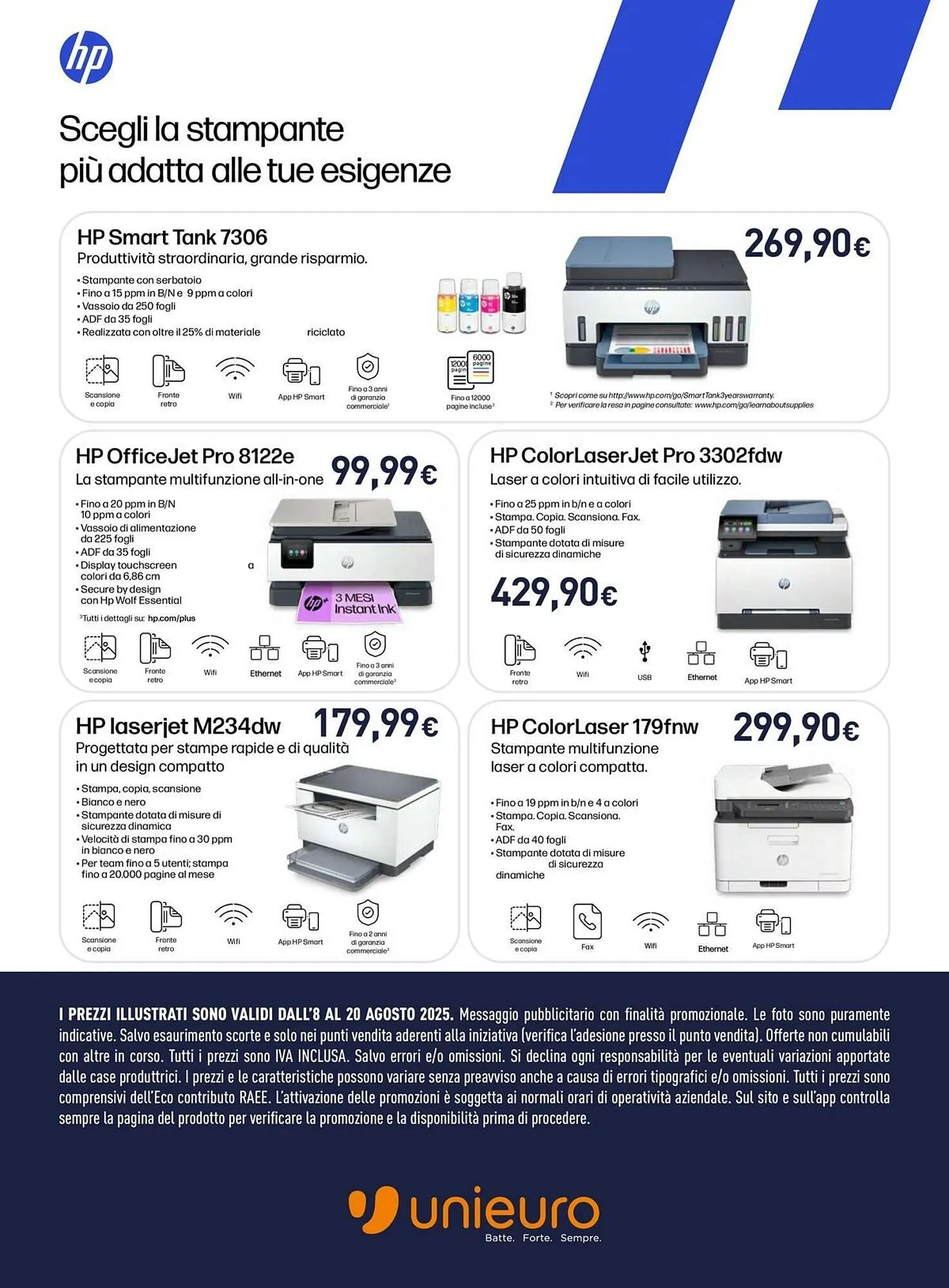 Volantino Unieuro da 8 agosto a 20 agosto di 2025 - Pagina del volantino 10