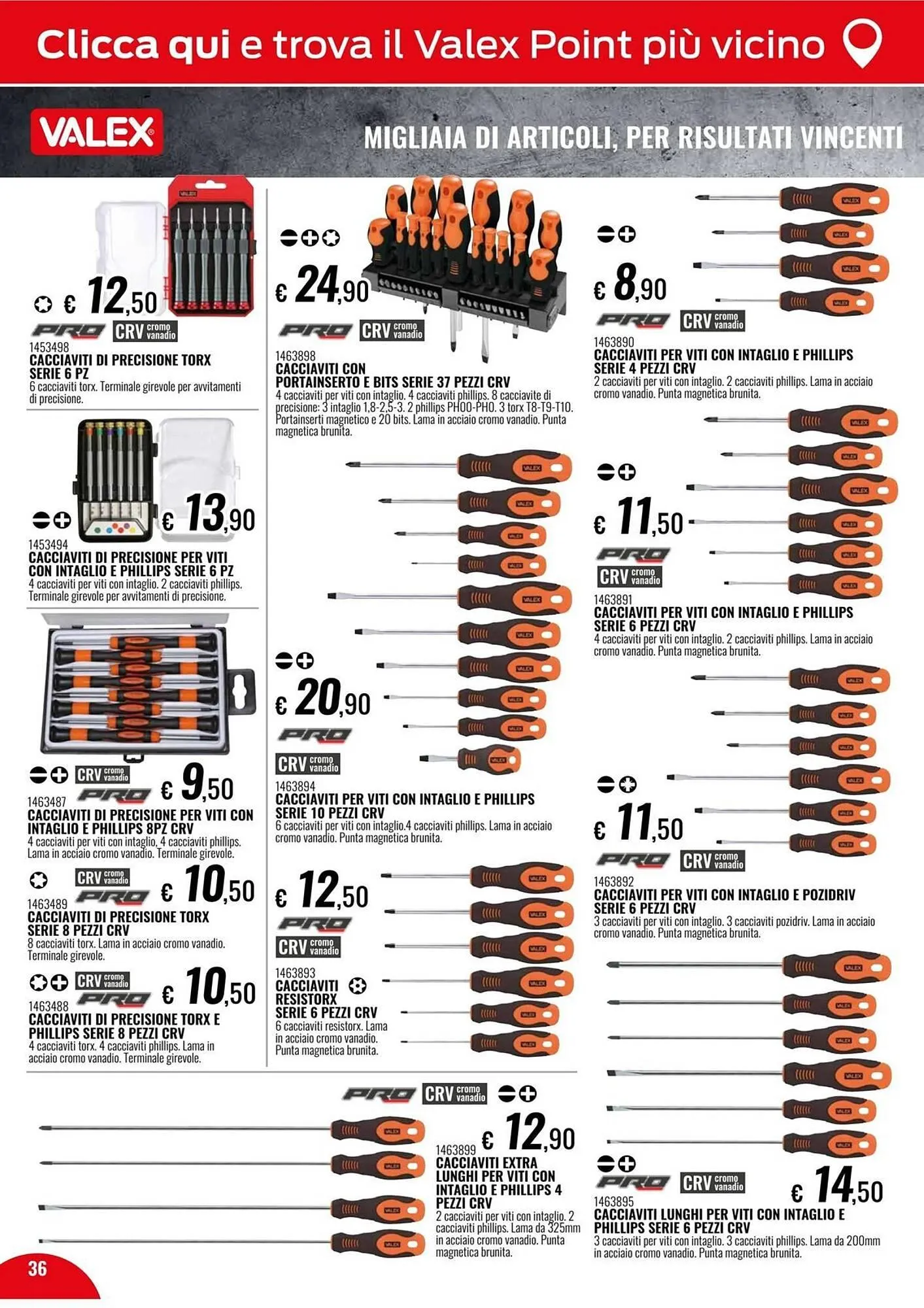 Volantino Valex da 5 marzo a 31 dicembre di 2025 - Pagina del volantino 36