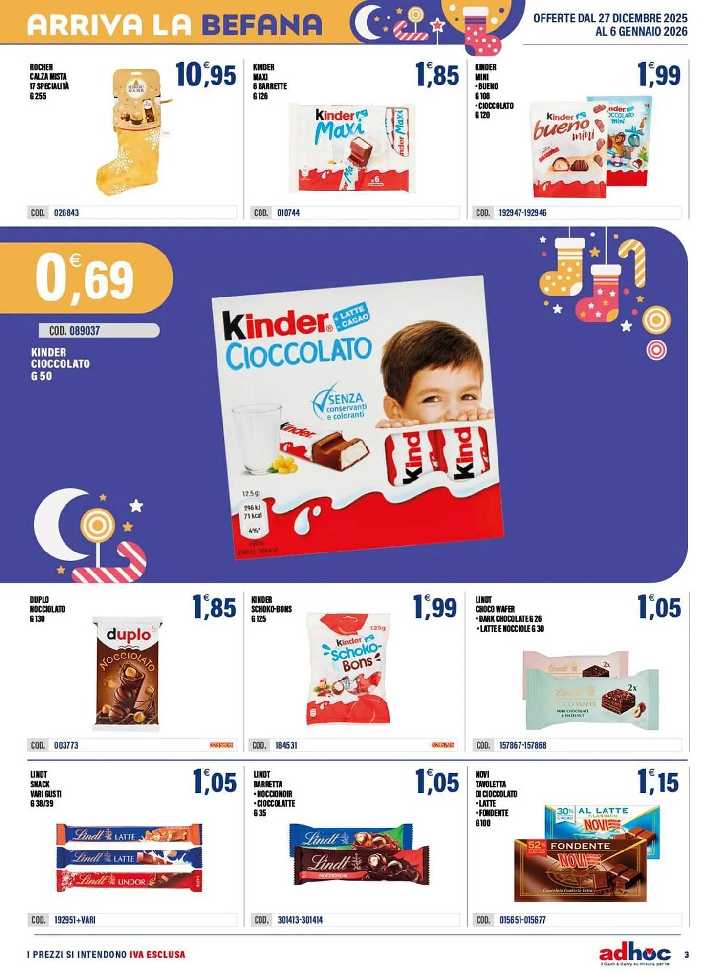 Volantino Adhoc da 29 dicembre a 6 gennaio di 2026 - Pagina del volantino 3