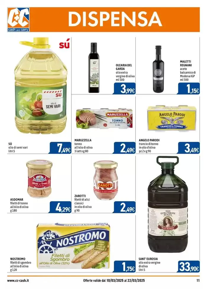 Promozione da 11 marzo a 22 marzo di 2025 - Pagina del volantino 11