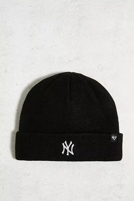 '47 Brand NY Yankees Black Beanie